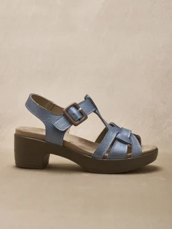 Femme Pédiconfort Sandales hautes scratch boucle fantaisie