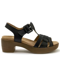 Femme Pédiconfort Sandales hautes scratch boucle fantaisie