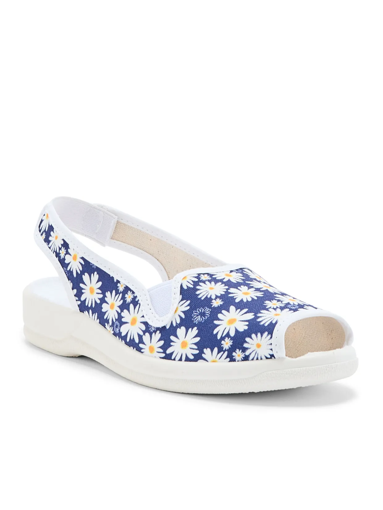 Femme Pédiconfort Sandales élastiquées intérieur éponge