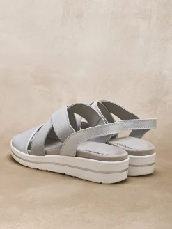 Femme Pédiconfort Sandales élastiquées semelle amovible