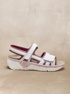 Femme Pédiconfort Sandales ouverture totale par scratchs