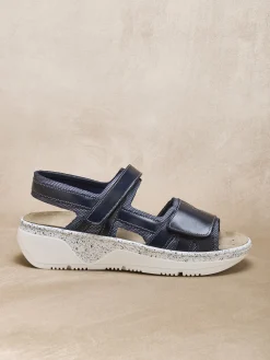 Femme Pédiconfort Sandales ouverture totale par scratchs