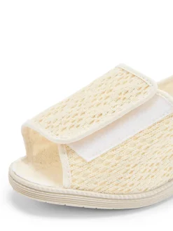 Femme Pédiconfort Sandales pantoufles ouverture totale