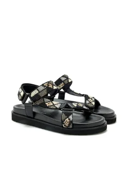 Femme Pédiconfort Sandales perles fantaisie aérosemelle