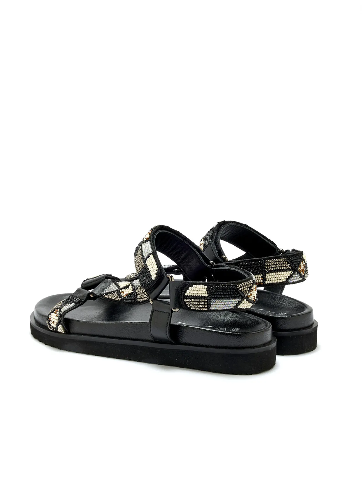 Femme Pédiconfort Sandales perles fantaisie aérosemelle