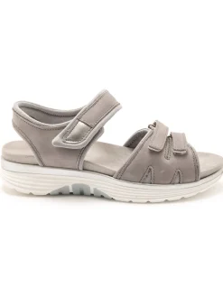 Femme Pédiconfort Sandales spécial marche à scratchs