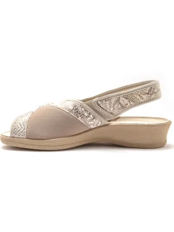 Femme Pédiconfort Sandales textile spécial hallux valgus