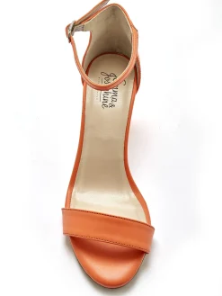 Femme Pédiconfort Sandales tout cuir à talon