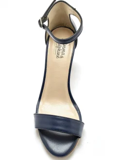 Femme Pédiconfort Sandales tout cuir à talon