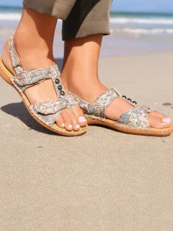 Femme Pédiconfort Sandales ultra souples en cuir