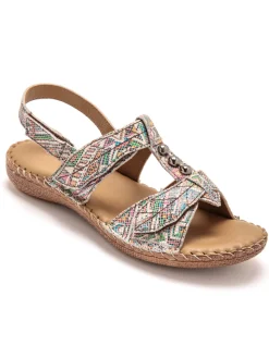 Femme Pédiconfort Sandales ultra souples en cuir