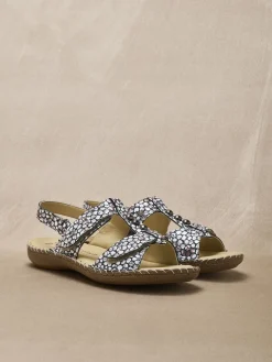 Femme Pédiconfort Sandales ultra souples en cuir