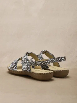 Femme Pédiconfort Sandales ultra souples en cuir