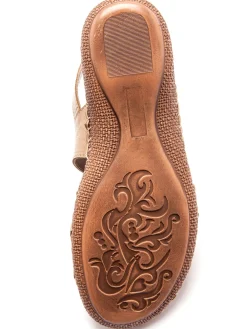 Femme Pédiconfort Sandales ultra souples en cuir