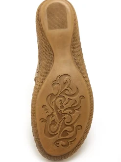 Femme Pédiconfort Sandales ultra souples en cuir