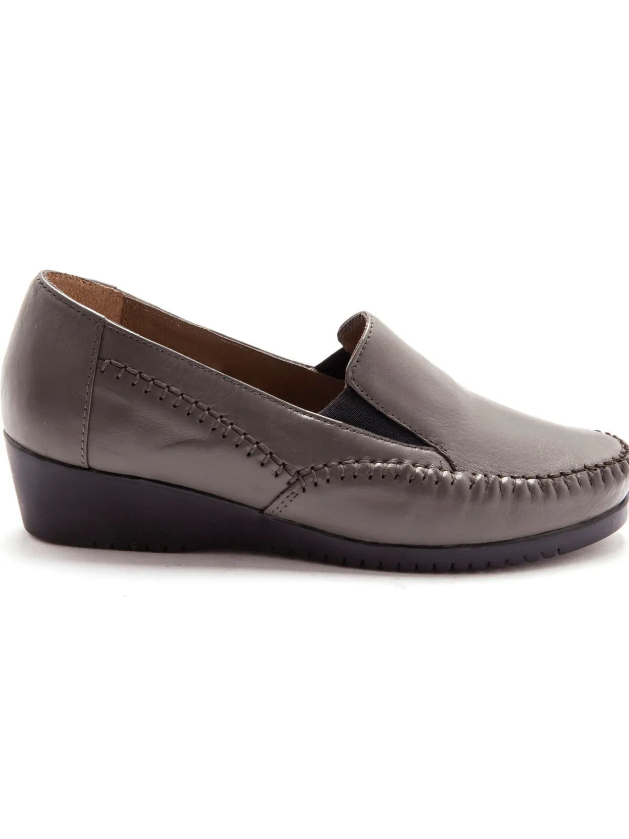 Femme Pédiconfort Sans-gêne cuir élastiqués ultra-souples