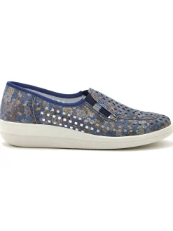 Femme Pédiconfort Sans-gêne en cuir perforés