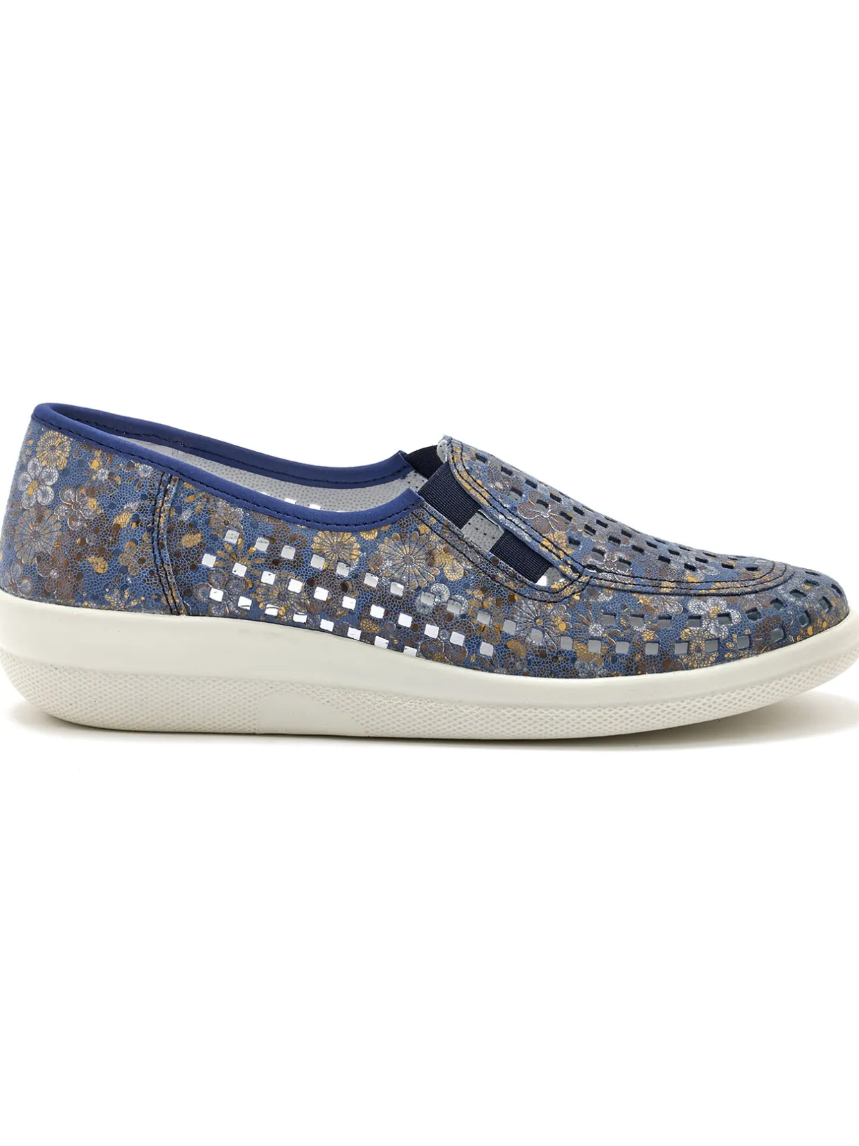 Femme Pédiconfort Sans-gêne en cuir perforés