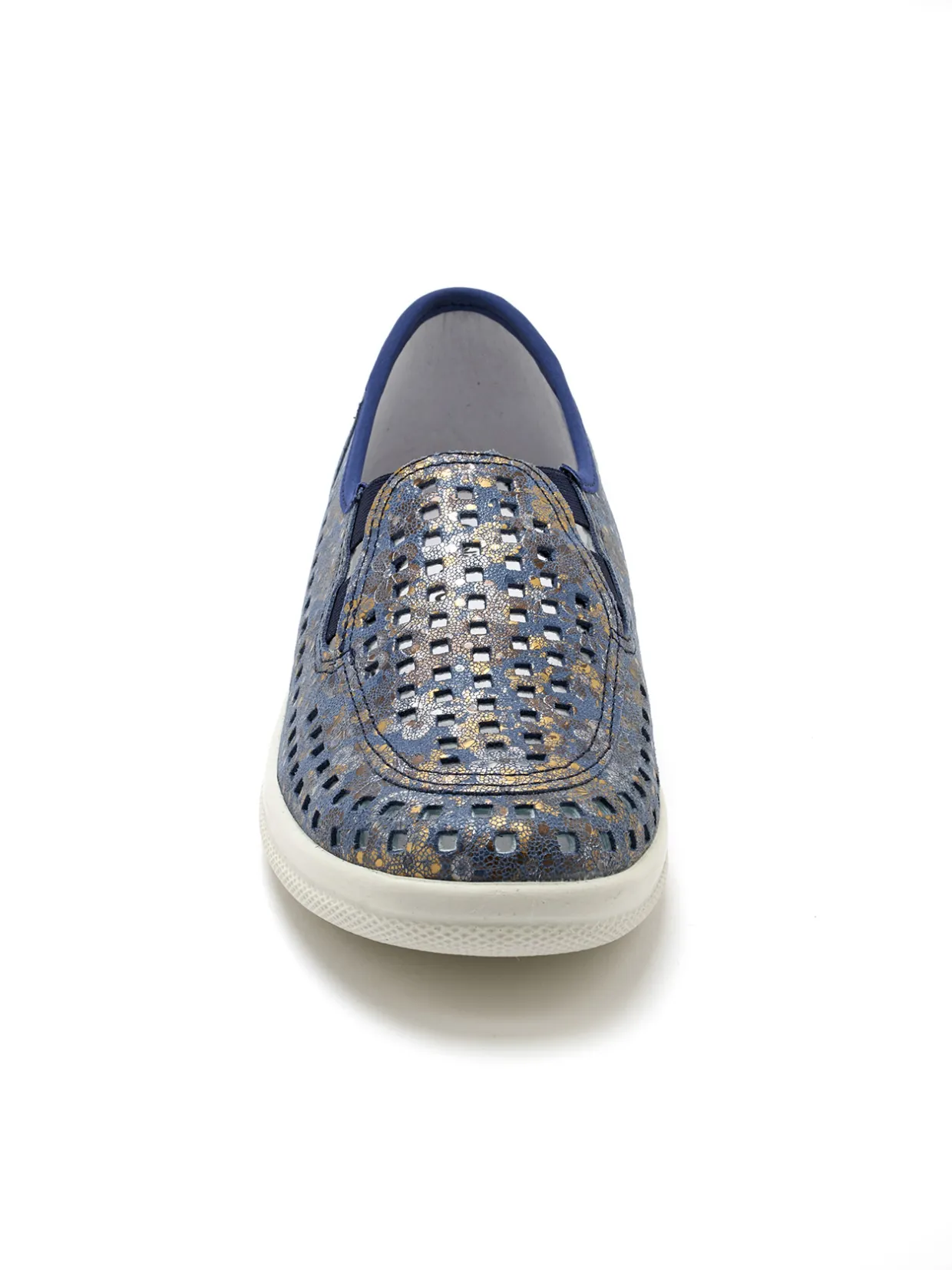 Femme Pédiconfort Sans-gêne en cuir perforés