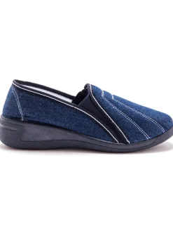 Femme Pédiconfort Sans-gêne en toile intérieur éponge