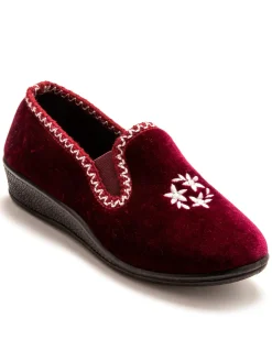 Femme Pédiconfort Sans-gêne en velours lot de 2 paires