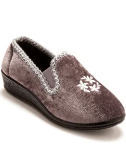 Femme Pédiconfort Sans-gêne en velours lot de 2 paires