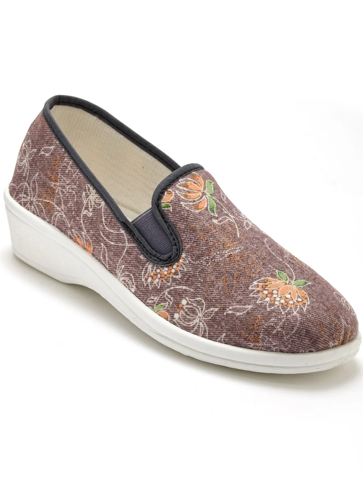 Femme Pédiconfort Sans-gêne imprimés intérieur éponge