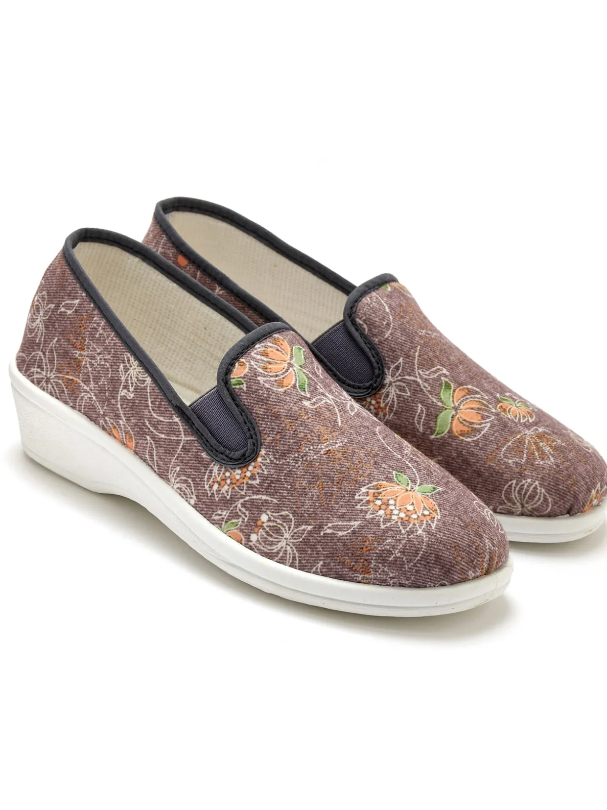 Femme Pédiconfort Sans-gêne imprimés intérieur éponge