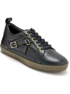 Femme Pédiconfort Sneakers basses à lacets et zip côté