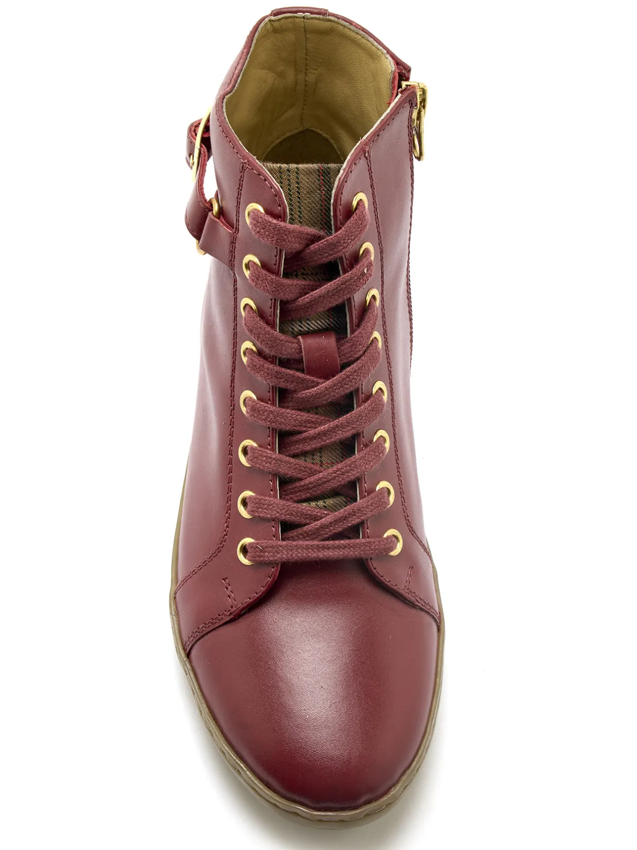 Femme Pédiconfort Sneakers montantes avec zip et lacets