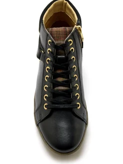 Femme Pédiconfort Sneakers montantes avec zip et lacets