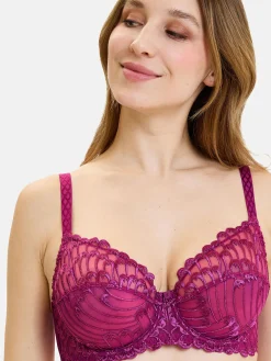 Sans Complexe Soutien-gorge à armatures brodé Narcisse