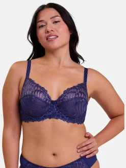 Sans Complexe Soutien-gorge à armatures brodé Narcisse