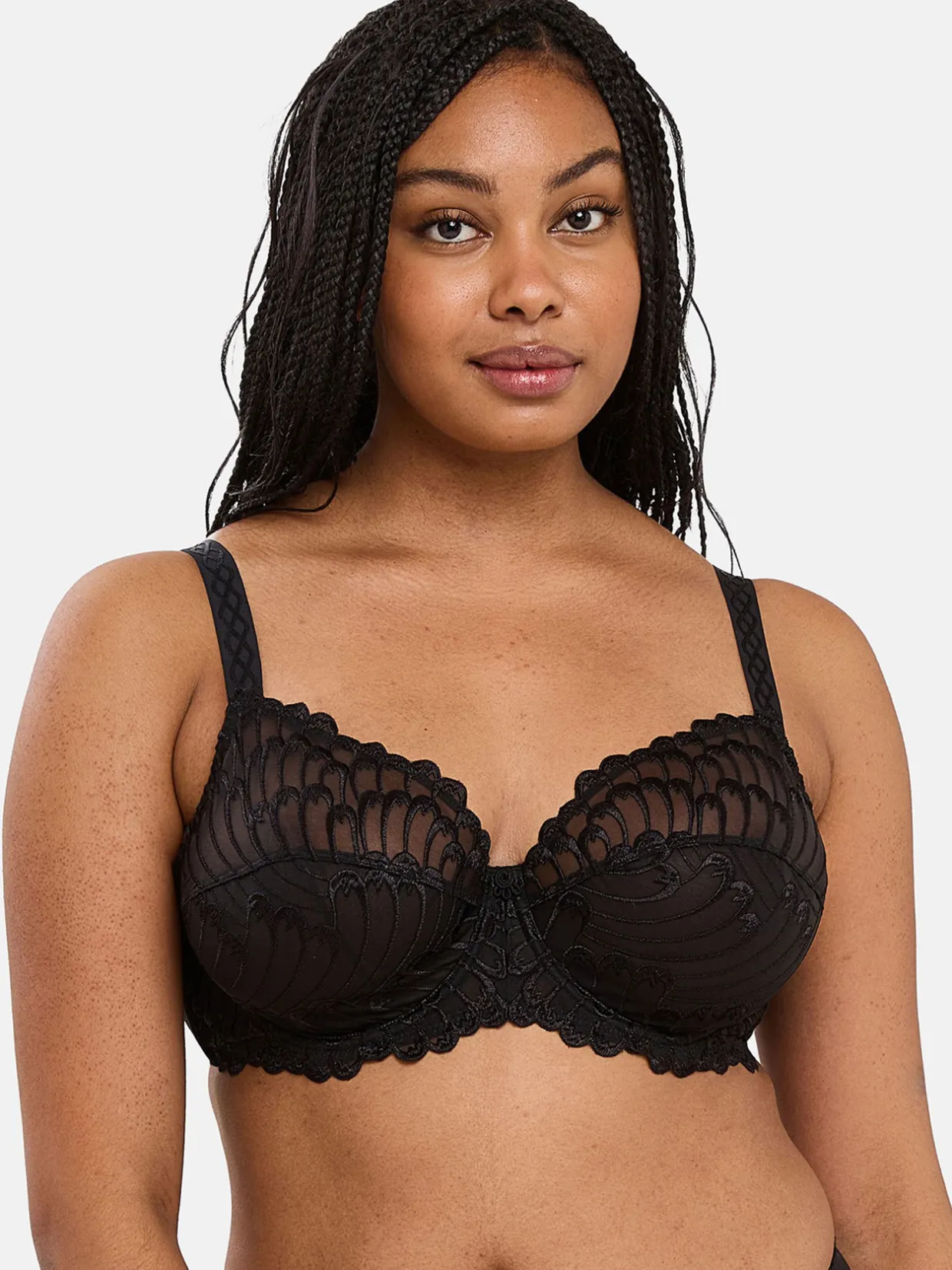 Sans Complexe Soutien-gorge à armatures brodé Narcisse
