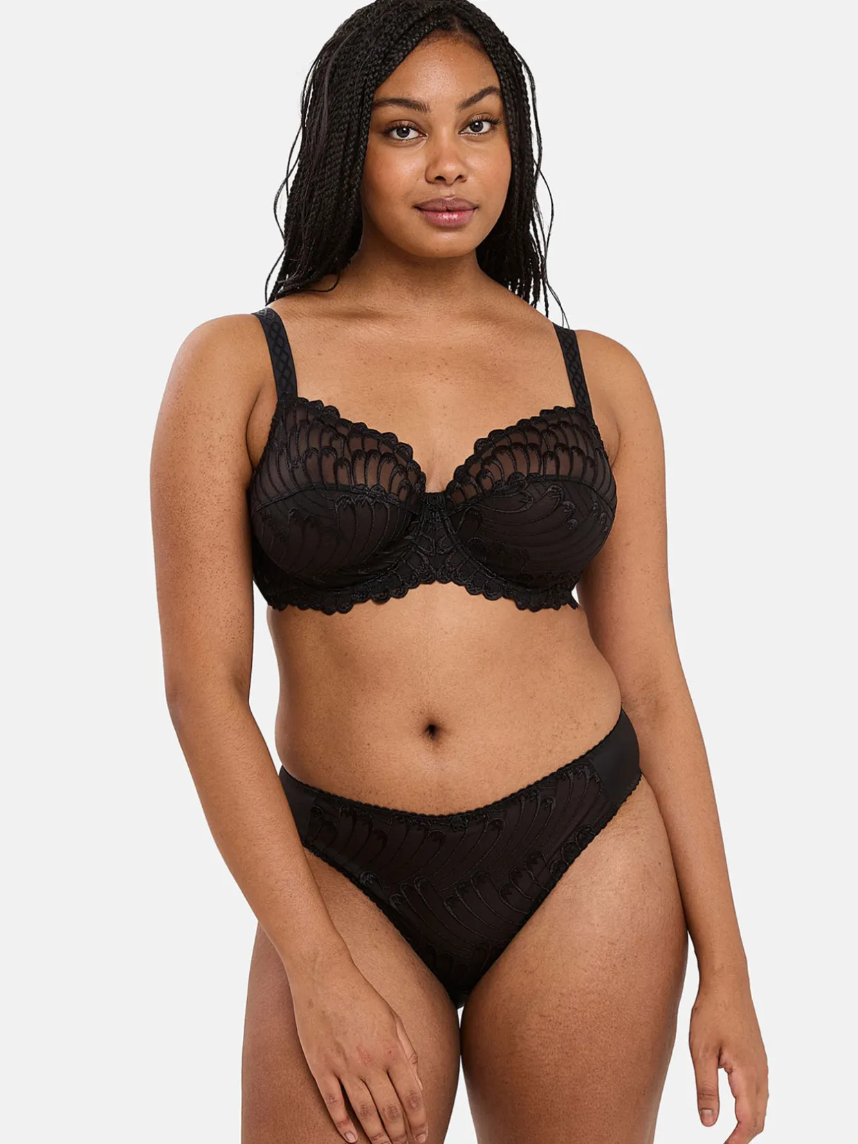 Sans Complexe Soutien-gorge à armatures brodé Narcisse