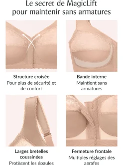 Glamorise Soutien-gorge agrafé devant