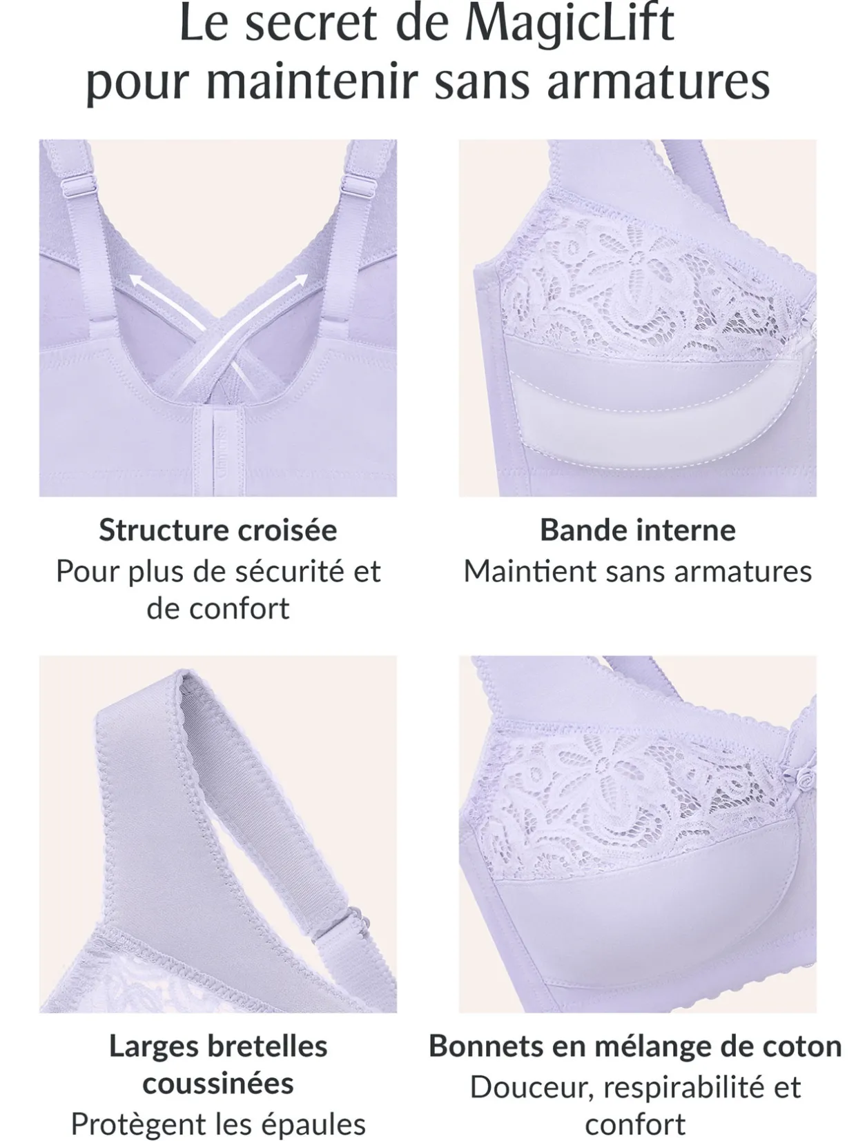 Glamorise Soutien-gorge MagicLift