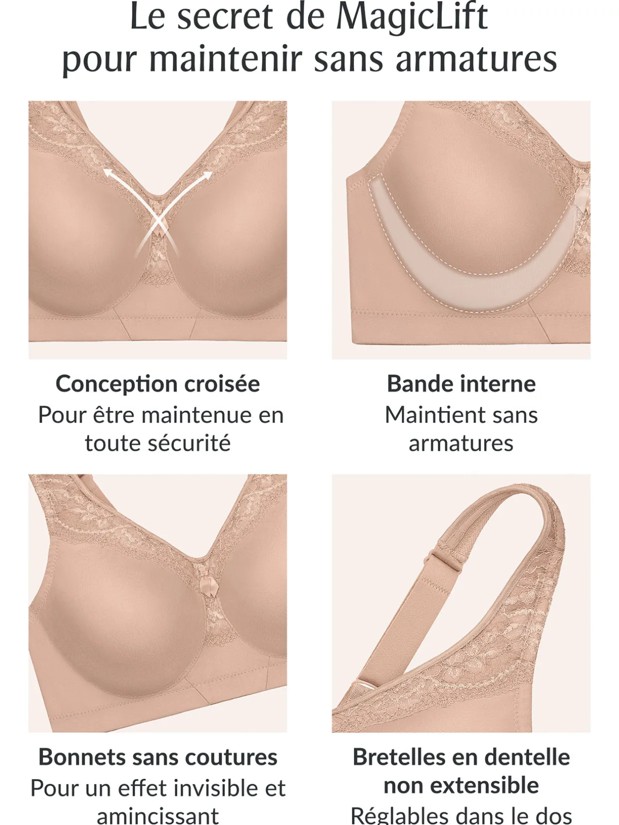 Glamorise Soutien-gorge MagicLift