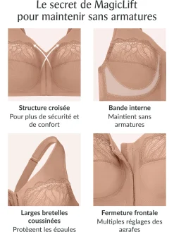 Glamorise Soutien-gorge MagicLift galbe naturel