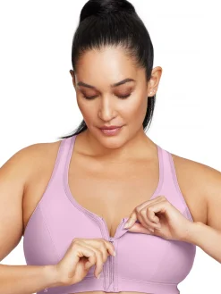 Glamorise Soutien-gorge sport fermeture éclair