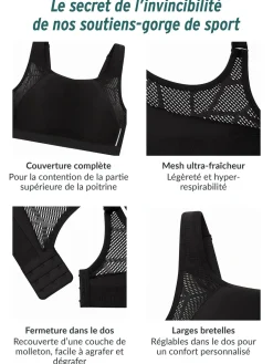 Glamorise Soutien-gorge Sport Mesh anti-humidité