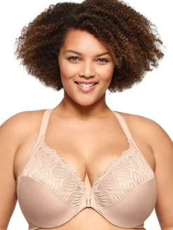 Glamorise Soutien-gorge Wonderwire, dos dentelle