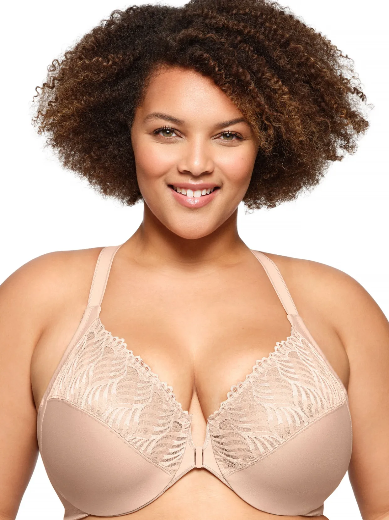 Glamorise Soutien-gorge Wonderwire, dos dentelle