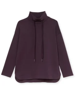 Femme Daxon Sweat-shirt à large col montant