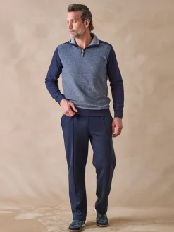 Homme Daxon Sweat-shirt col montant zippé