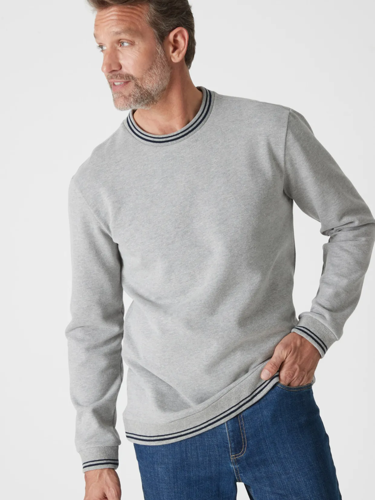 Homme Daxon Sweat-shirt intérieur molleton gratté