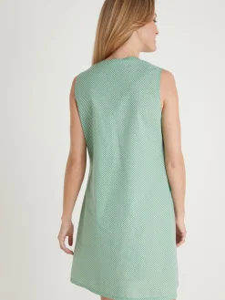 Femme Daxon Tablier 3/4 sans manches tout boutonné