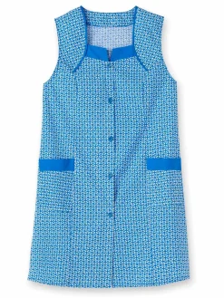 Femme Daxon Tablier 3/4 sans manches tout boutonné