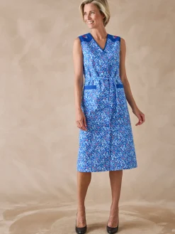 Femme Daxon Tablier sans manches boutonné