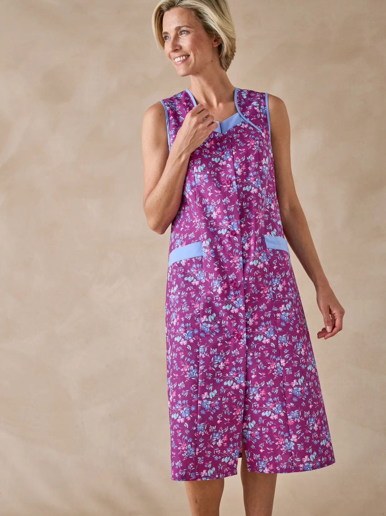 Femme Daxon Tablier tout boutonné